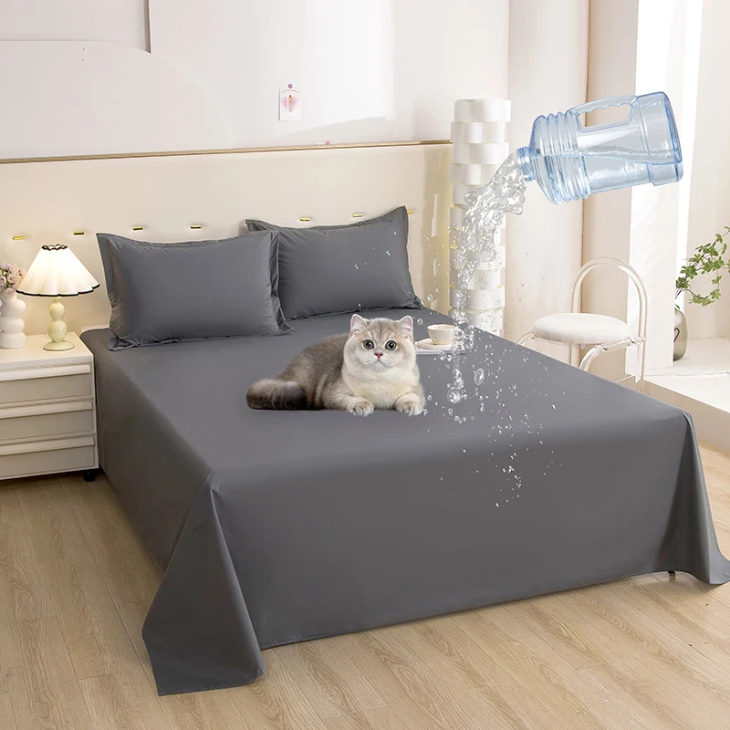 

Водонепроницаемый наматрасник из ТПУ для двуспальной кровати, защитный чехол для матраса, впитывающий влагу, для взрослых, младенцев, пожилых людей, беременных женщин, массажный коврик-подушка