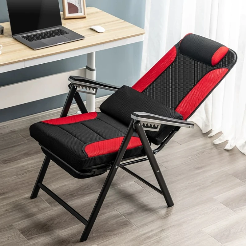 Multifunctional Fold Reclining Ergonomic Gaming Computer Seat Adjustable Backrest Office Chair Home Recliner for Pregnant Women