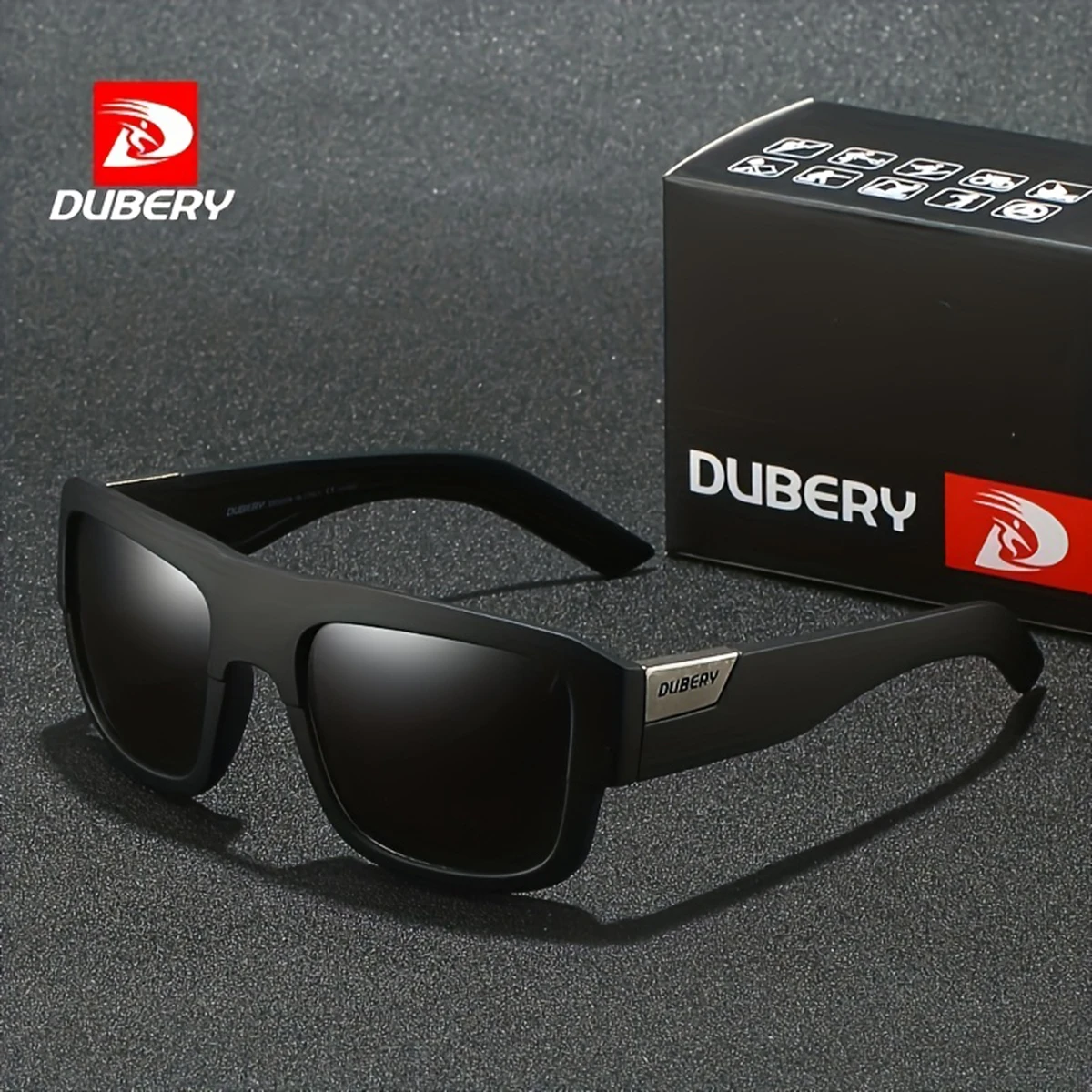 DUBERY Polarized UV400 Protection Sunglasses For Men And Women 5 Colors Model 720