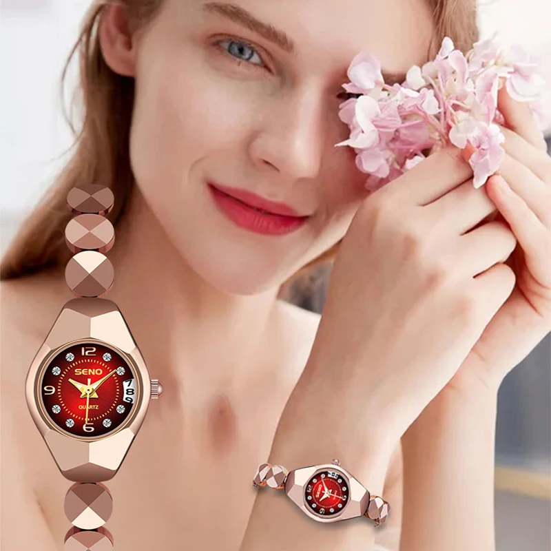 

Small luxury ladies' advanced waterproof quartz watch fashion watch customized simple