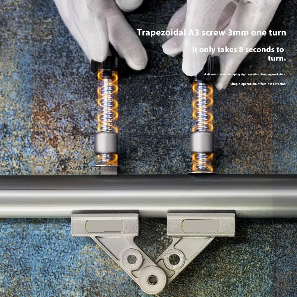 

Устройство зажимного устройства с регулируемым углом Регулируемый зажим для трубки с поворотной губкой для быстрой затяжки безопасной ручки 10-180 градусов для различных