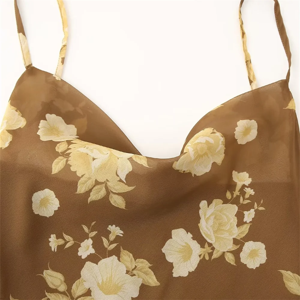 Retro dupla camada plissado chiffon swing colarinho cinta vestido primavera novo vestido longo irregular para mulher