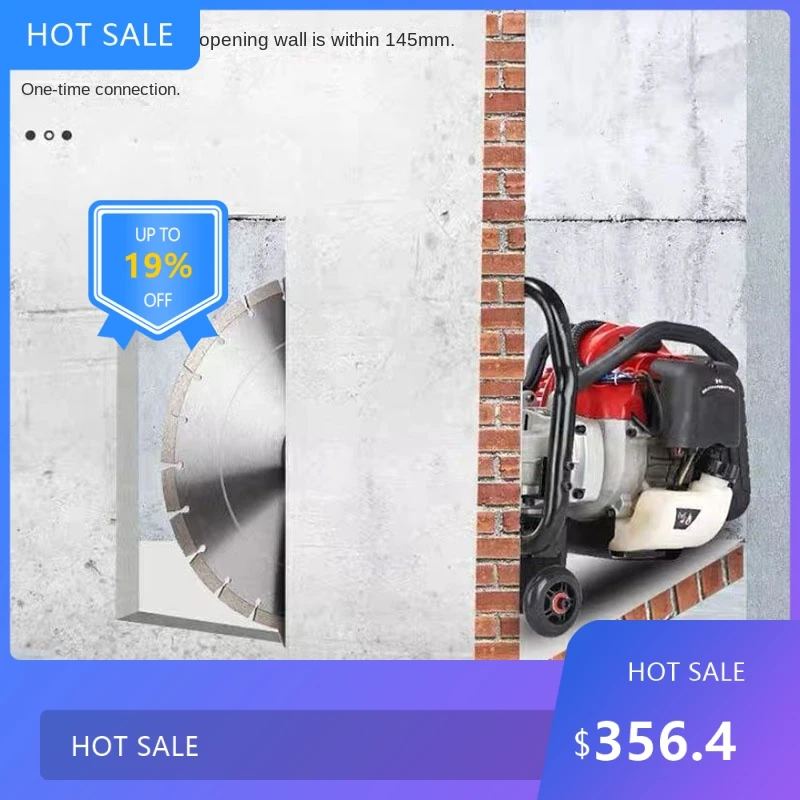 

725Useful 52CC NEWslotting machine road wall cutting concrete wall slotting high power 350 type cutting mac