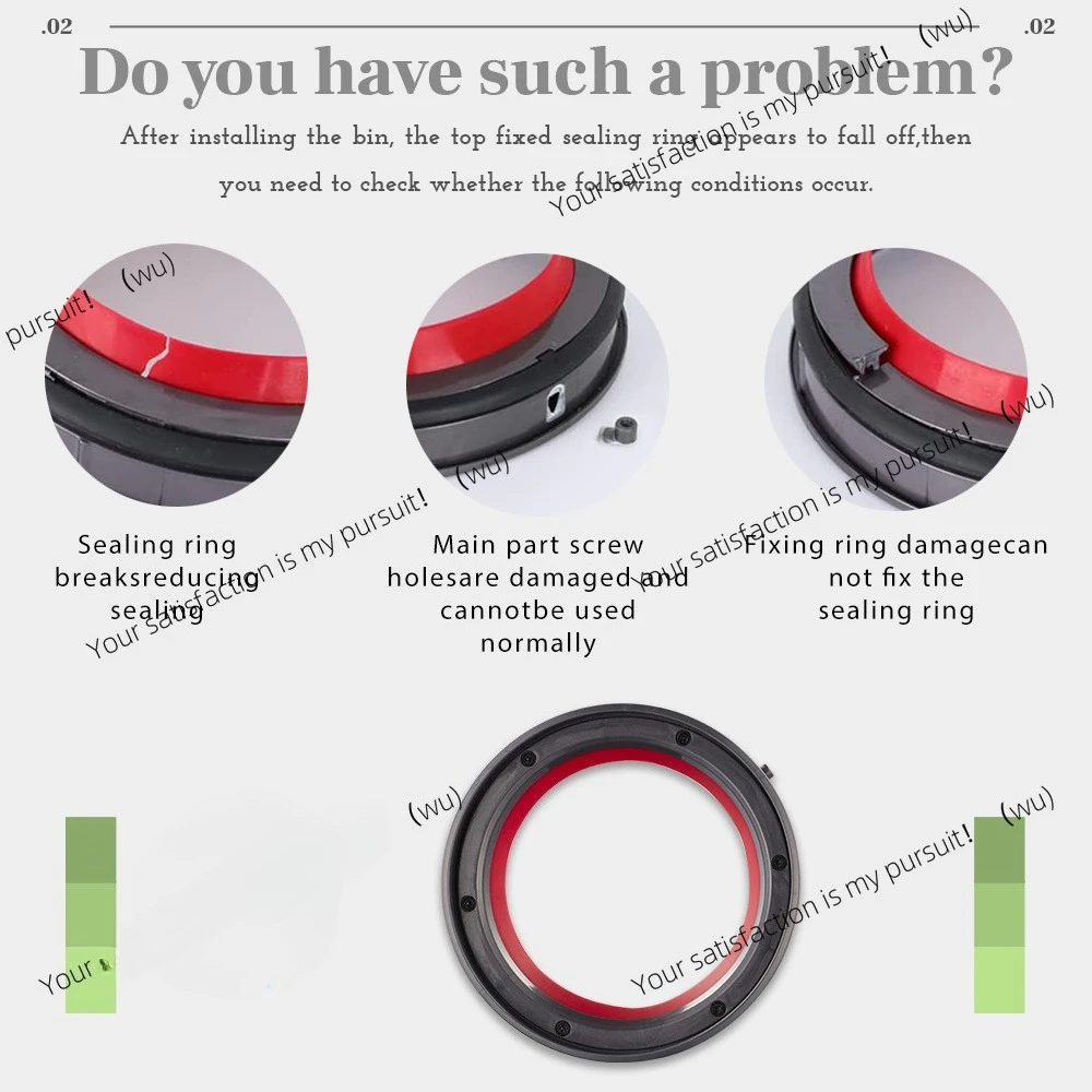 Suitable for Dyson V11 SV16 oversized fifth generation SV29 vacuum cleaner dust bucket sealing ring accessories