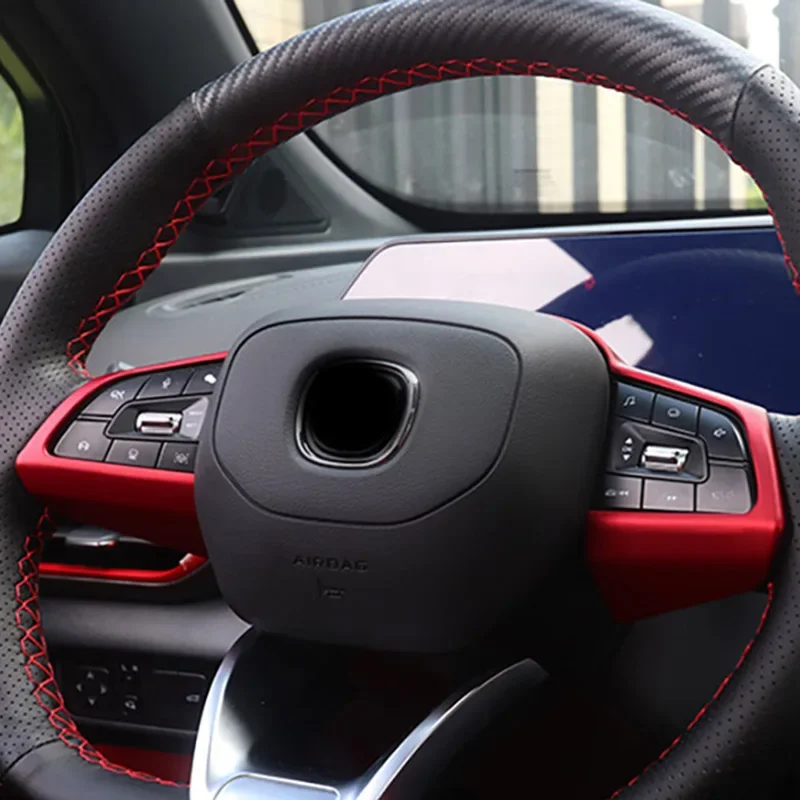 1pc Car Steering Wheel Decor Strip Trim Cover for Changan CS35 Plus Turbo NE 2025 2025 Interior Decoration Molding Accessories