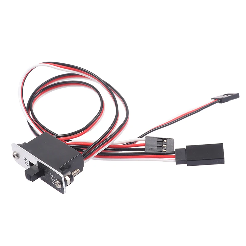 1Pc RC Switch On- Off with Spare Male Plug Heavy Duty w/FUTABA Connector Power Switch For RC Car RC Boat RC Plane 25cm