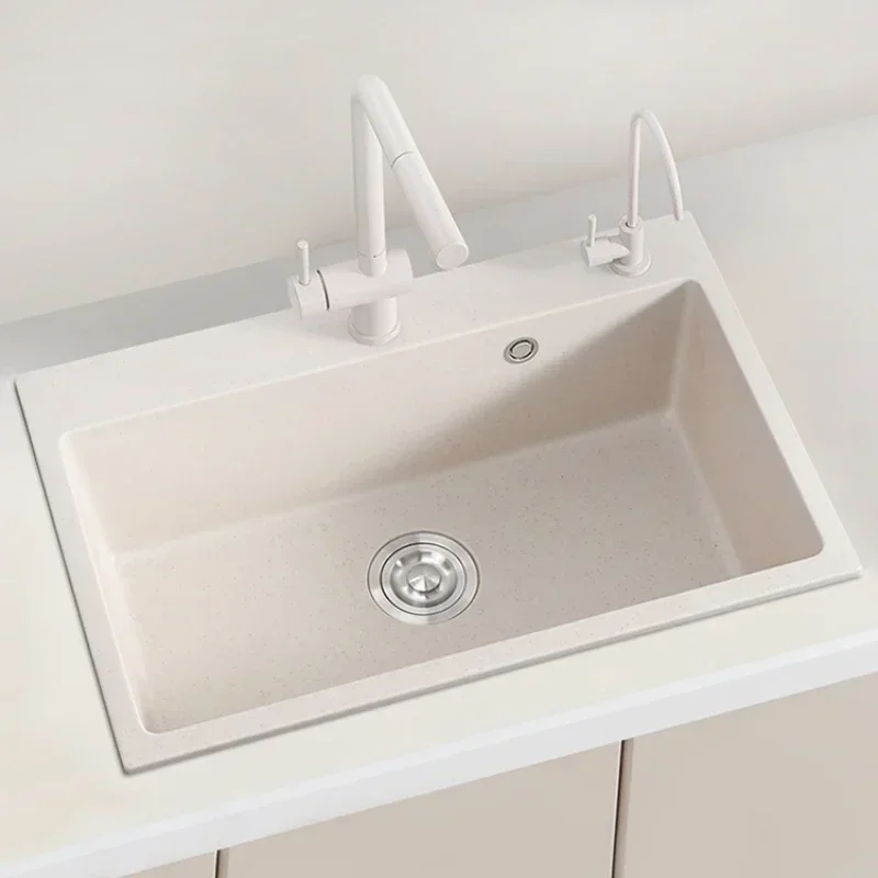 Kitchen sink Large single slot Granite small dishwasher Embedded on and off the counter Vegetable basin Hot sales