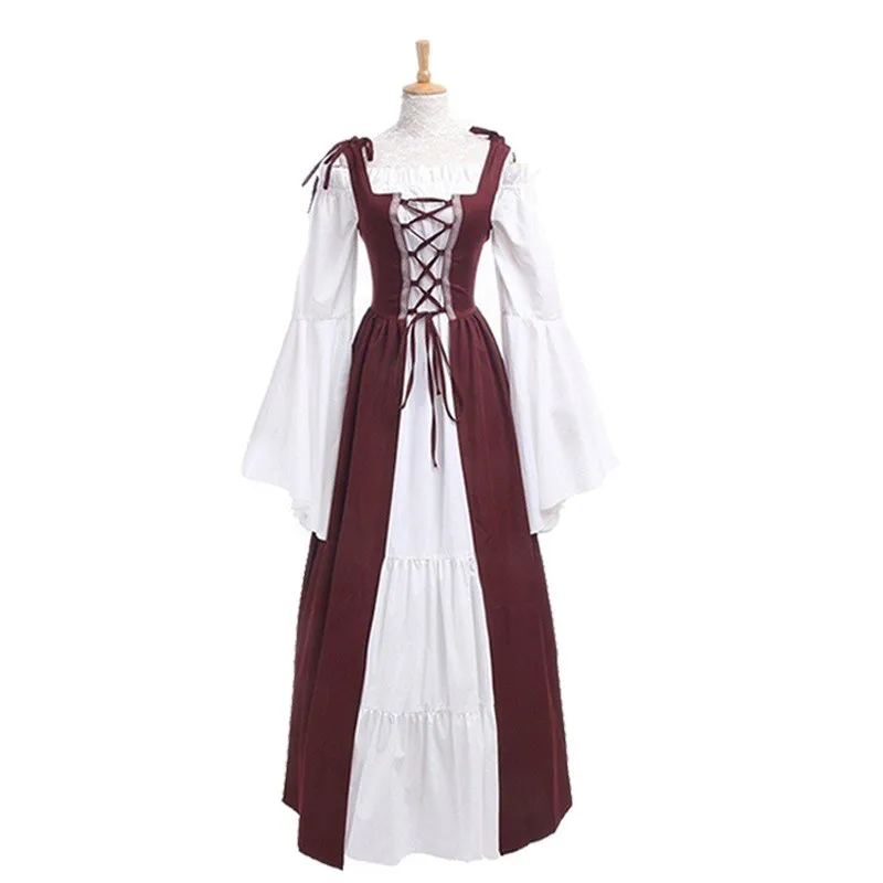 

Queen Costume Court Dress Retro Style Halloween Ladies Fashionable Tea Party Outfit Elegant Lady Apparel Traditional Chinese ...