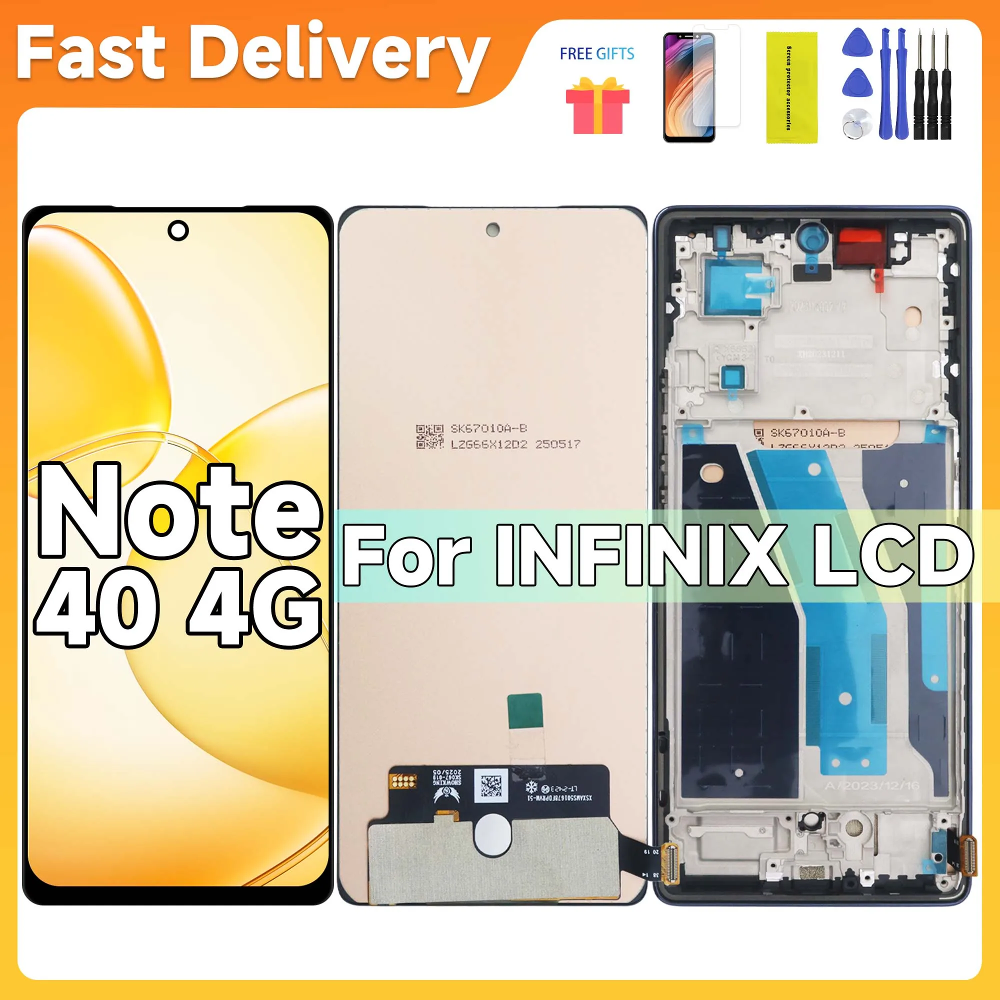 Ecran-lcd-tactile-d'origine-tft-pour-infinix-note-40-4g-x6853