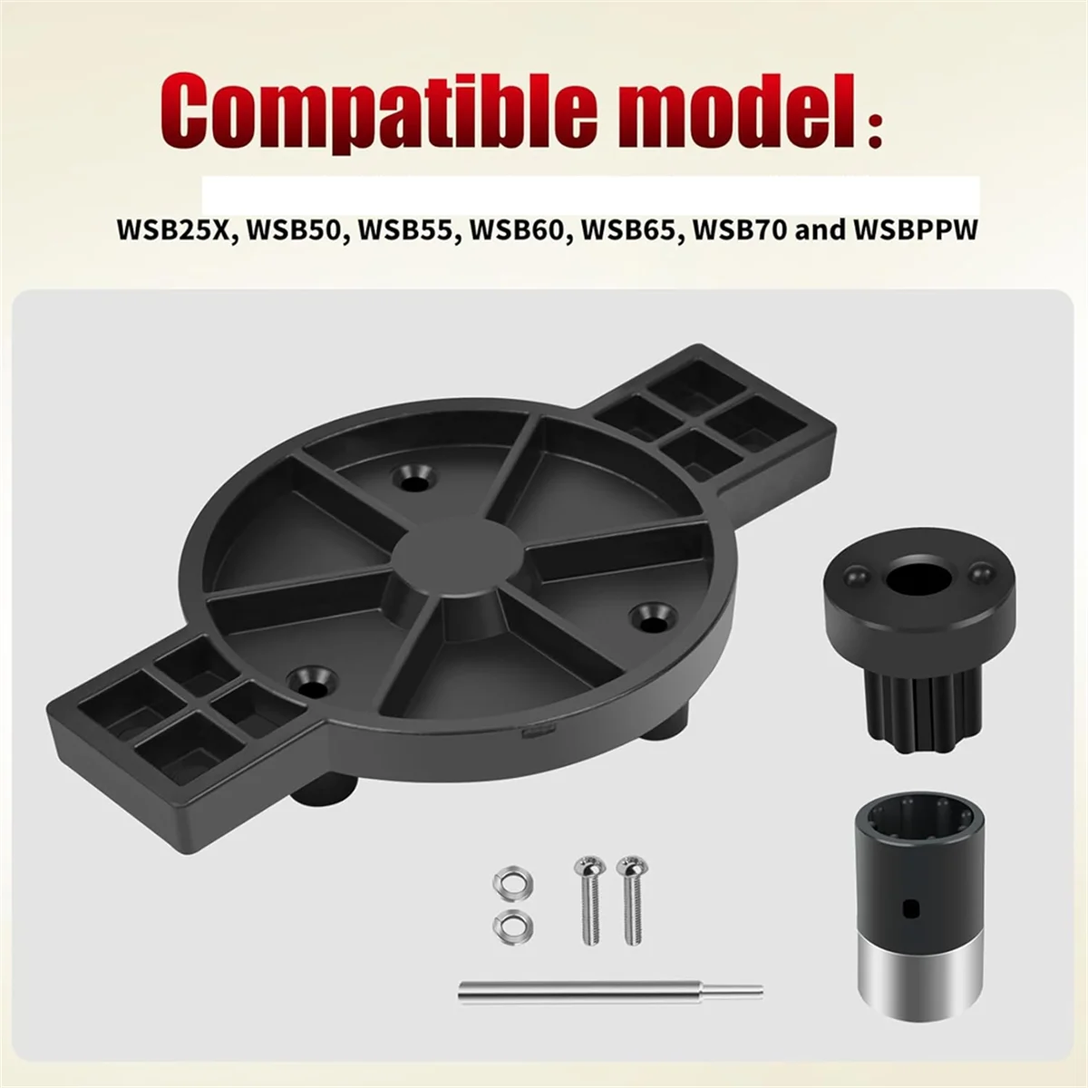 أبكر CAC104 503357   مقرنة خلاط غاطسة Big Stix لخلاطات Waring، تناسب الموديلات WSB25X، WSB50، WSB55، WSB60، WSB70