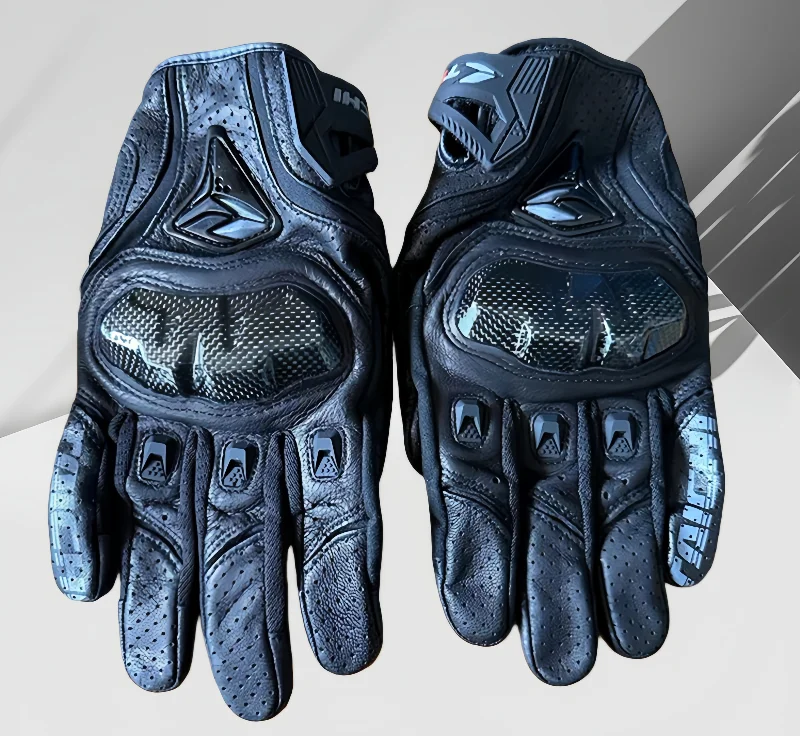Herren-Motorradhandschuhe aus echtem Leder, RST390 391, Motocross-Rennhandschuhe, vier Jahreszeiten, Touchscreen, kompatibel mit Moto Guantes – Detail 4