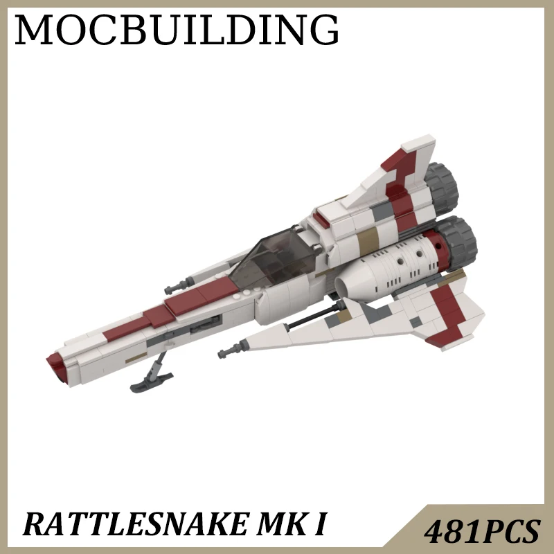 MK I Model Spaceship MOCBUILDING Blocks Bricks Display Model Construction Toys Present Birthday Gift