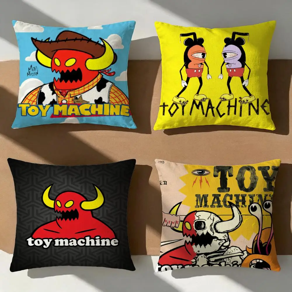 Brand Toy Machine Cushion Cover Pillow Cover Nordic Minimalist Throw DoubleSided Print Cushion Case for Sofa Bedroom Decor