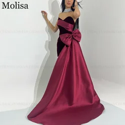 MOLISA Fashion Saudi Arabia Formal Occasion Dresses 2024 Mermaid Sweetheart Prom Dress Bow Sexy Long Evening Gown فساتين الحفلات