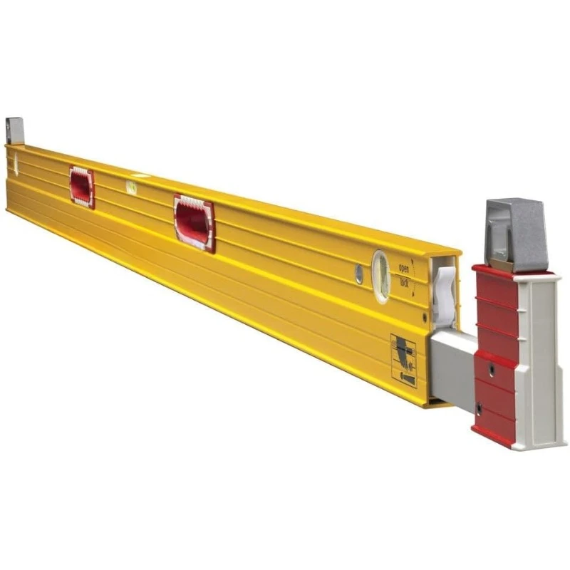 35610 Type 106T Extendable   The Extra Long Spirit Level For Accurate Measurements Across Irregularities and Laths, Yellow