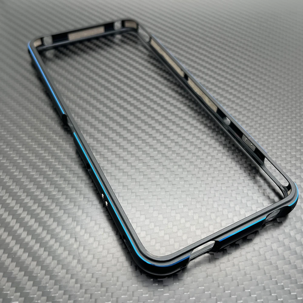 Dla Asus ROG Phone 6 Pro Case 7 5 5s aluminiowa metalowa ramka na zderzak szczupła osłona na ochraniacz skóry telefon Funda + Carmera osłona na obiektyw — zdjęcie produktu 6