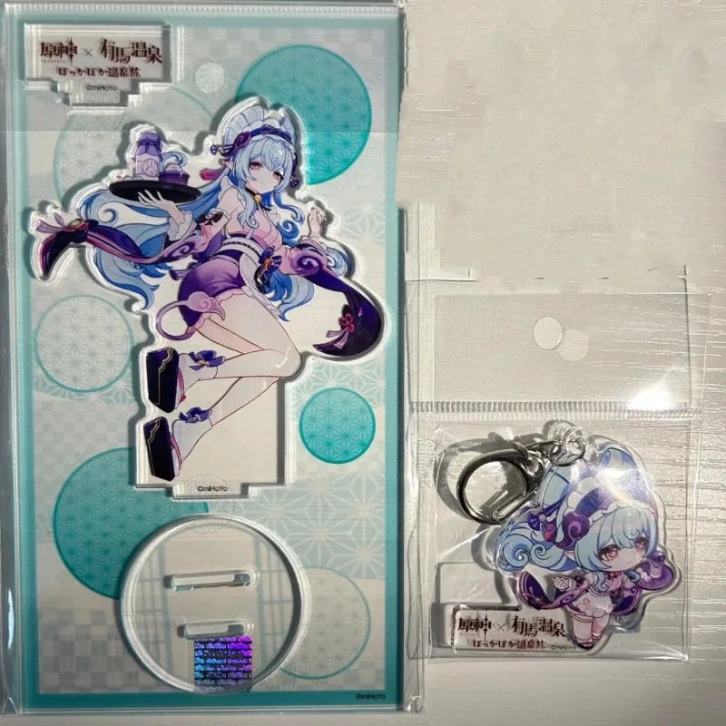 

4 шт./лот, игровые фигурки, акриловые модели на подставке, мультяшный брелок Юмакаки Мизуки, косплей, 58 мм, значок, булавка, украшение для одежды, подарок