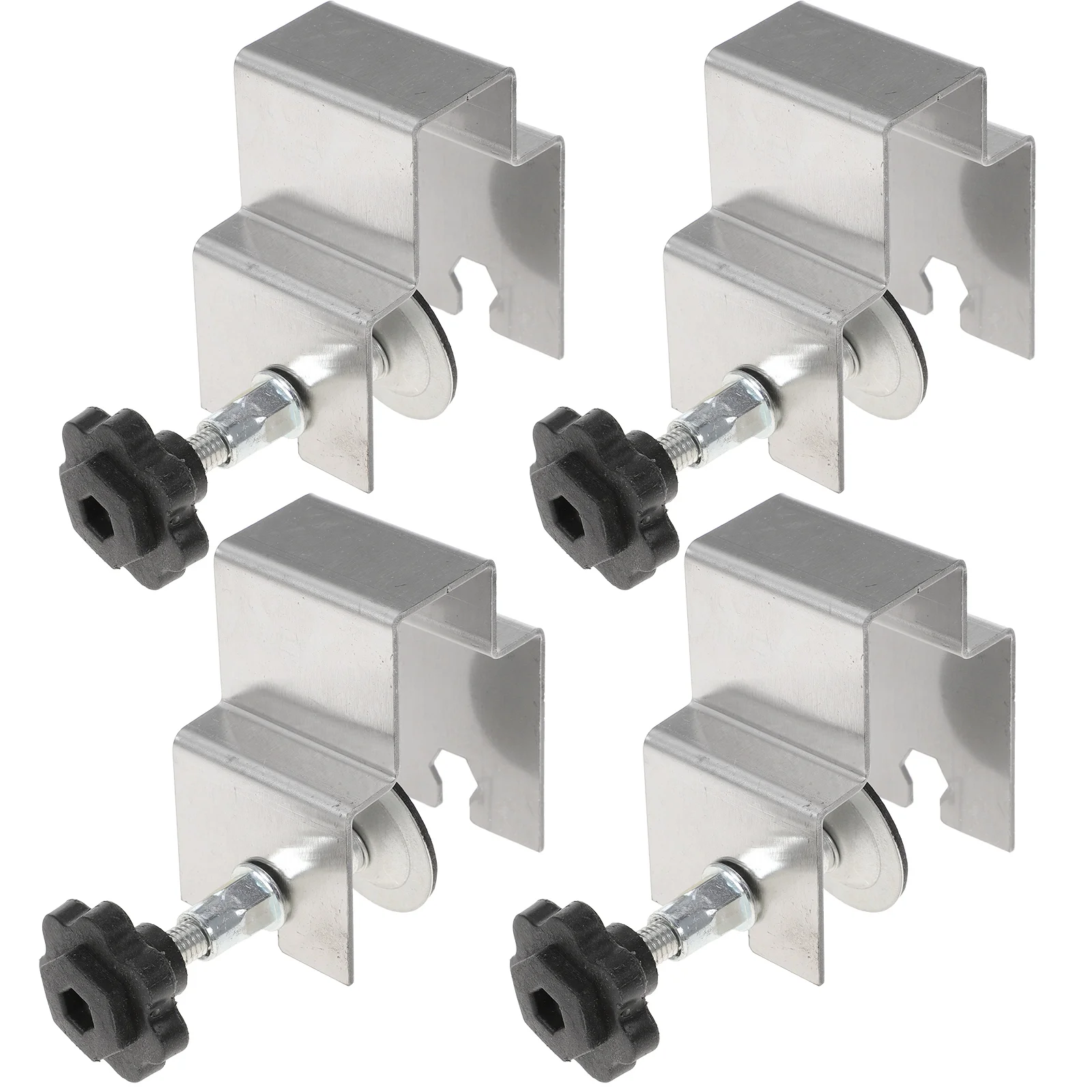 

4 Pcs Panel Clip Cabinet Front Installation Hardware Clamp Stainless Steel Tools for Installing Cabinets Clamps