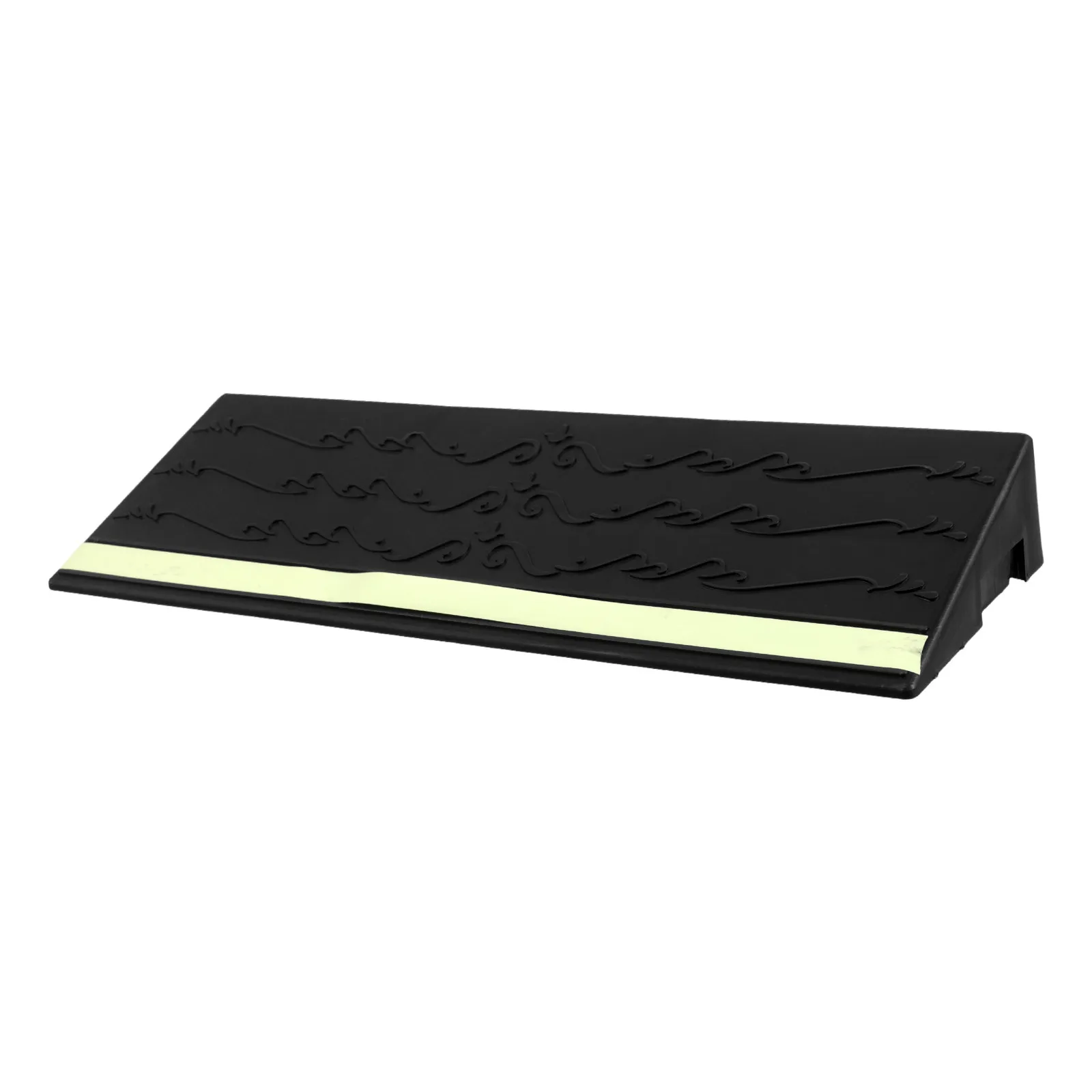 30x6.5cm Robot Vacuum Door Threshold Ramp Angled Entry Mat Small Indoor Modular Ramp for Smooth Sweeping Robot Access and Floor