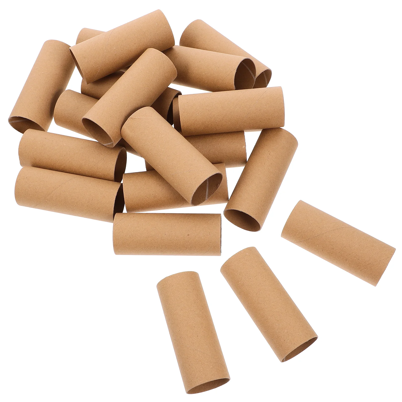 20 Pcs Craft Cardboard Tube Paper for DIY Crafts Kids Round Tubes Making Child