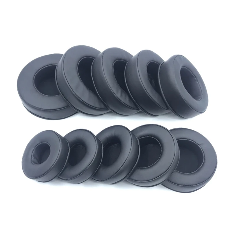 1 Pair Earphone Cover Ear Pads Headphone Cushion Earmuffs 65mm 70mm 75mm 80mm 85mm 90mm 95mm 100mm 105mm 110mm