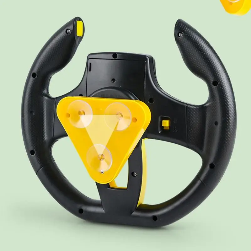 Steering Wheel Toy Interactive Music Driving Toy With Lights Kids Pretend Play Driving Game For Early Education Sensory Toys