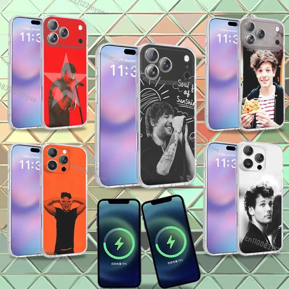 

Rock L-Louis T-Tomlinson Phone Case For iPhone 16,14,11,17,13,15,12Air,Plus,Pro,Max,E,Mini Frosted for MagSafe Magnetic Wireless
