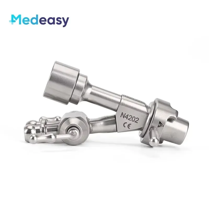 Hot Sale Medeasy Double Endoscope Bridge Urology Endoscope Bridge for Rigid Cystoscope 4x302mm