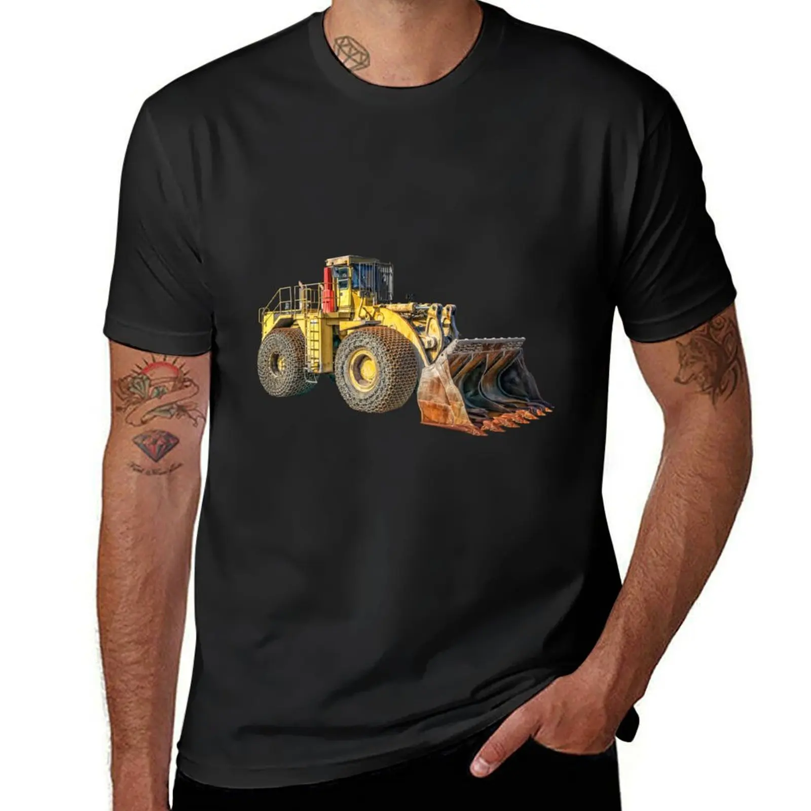 Heavy Equipment Work Machinery T-Shirt tops anime clothes boys whites mens tall t shirts