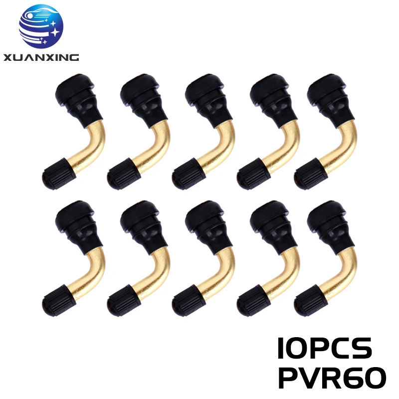 10PCS PVR60 Rubber Valve Core Electric Car Tubeless Tire Valve Battery Car Elbow Motorcycle Valve Removal Tool PVR 60