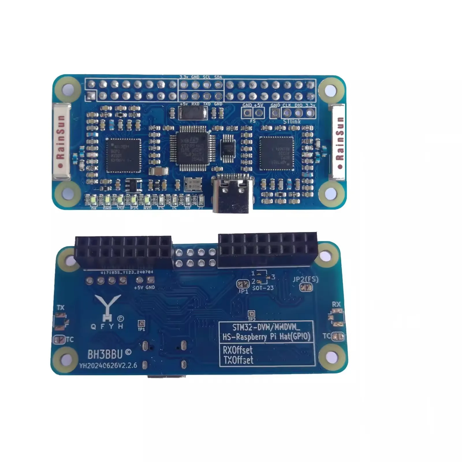 

1PCS Duplex MMDVM Hotspot UHF with onboard Antenna Support BlueDV , DMR、D-Star、YSF(C4FM)、P25、NXDN、POCSAG