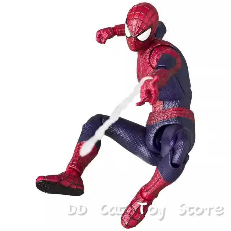 متوفر في المخزون لعبة Medicom الأصلية Marvel Mafex The Amazing Spider-Man 2 Peter Parker 1/12 مقياس لعبة مجسمة قابلة للجمع #6