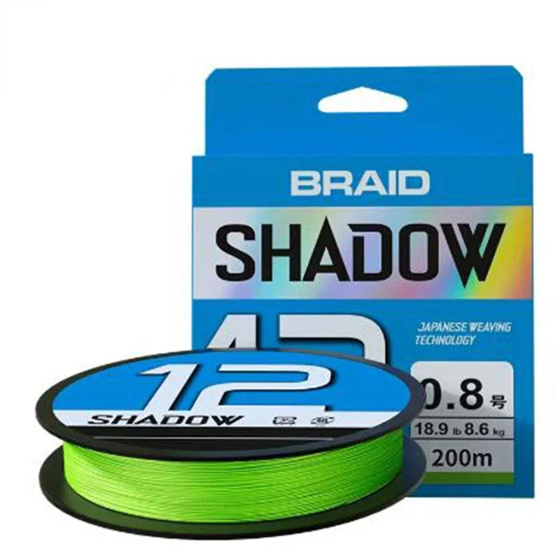 Imagem -02 - Linha de Pesca Trançada Verde Linha pe para Bass e Carp Fishing Reel tipo Afundamento Alta Resistência 300m 500m X12 Upgrade 14lb80lb