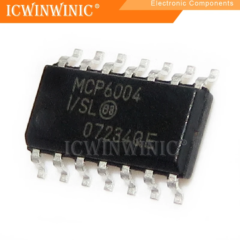 10piece MCP6004-I/SL MCP6004