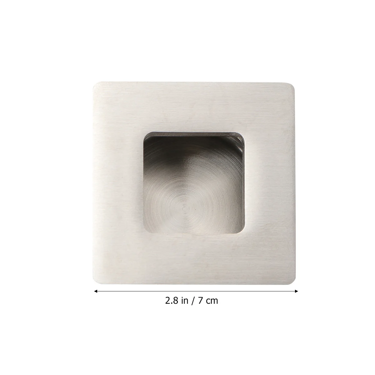 

2pcs 70Mm Stainless Steel Door Handle Cupboard Handle Wardrobe Pull Invisible Doorknob Home Bathroom Drawer Hardware Accessory