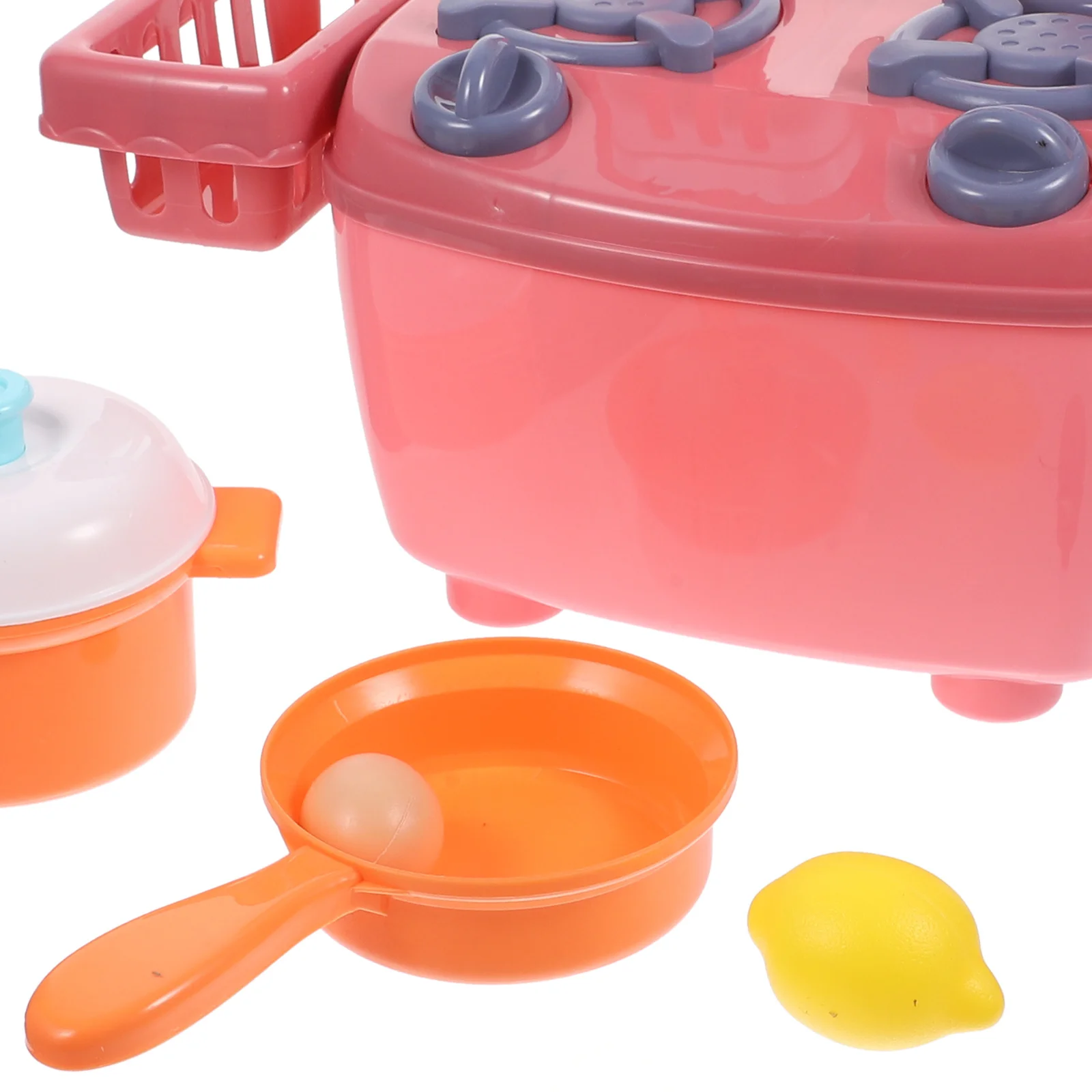 

1Set Simulation Kitchenware Children Cooking Utensils Pink Role Play Set Develop Coordination Skills Educational Fun