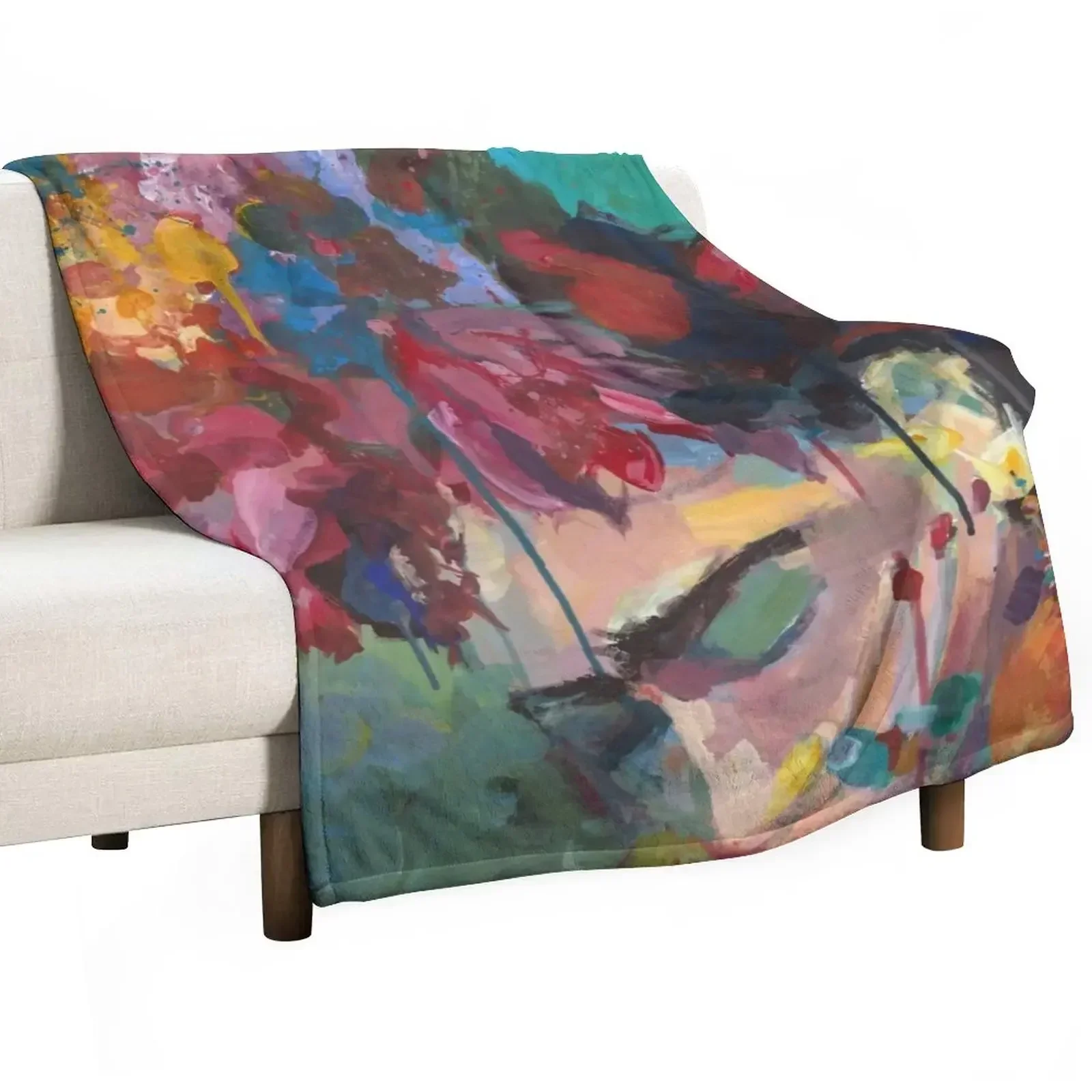 

With Flowers Throw Blanket Blankets For Bed Beautifuls Luxury Thicken Decorative Sofa Blankets