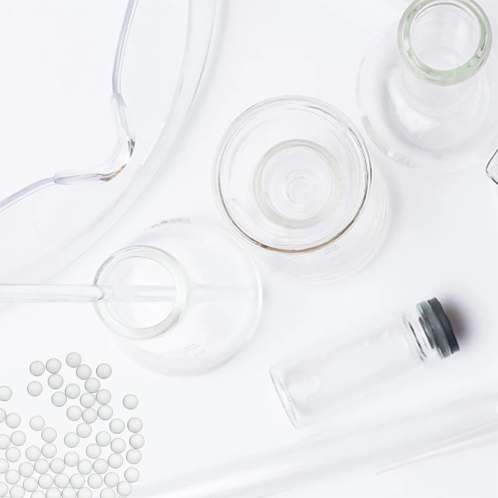 

Anti Boiling Glass Beads 1kg Experimental Solid Transparent Fine Precision Heat Resistant Wear Resistant for Lab