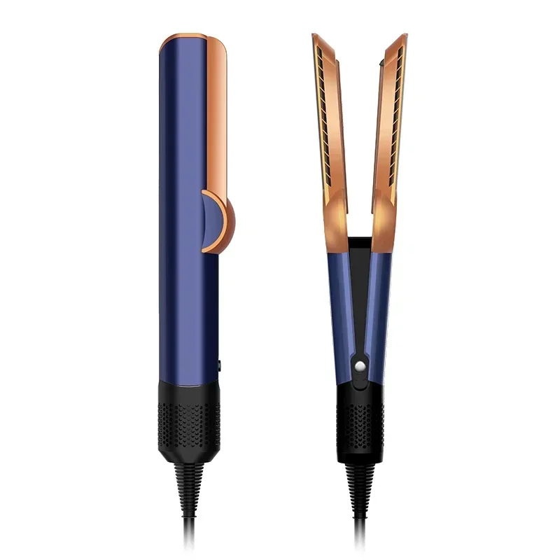 2-in-1 professioneller Haarglätter und Haartrockner, beheizbares Haar-Glätteisen, Negativ-Ionen-Eisen, langlebiges Styling-Werkzeug
