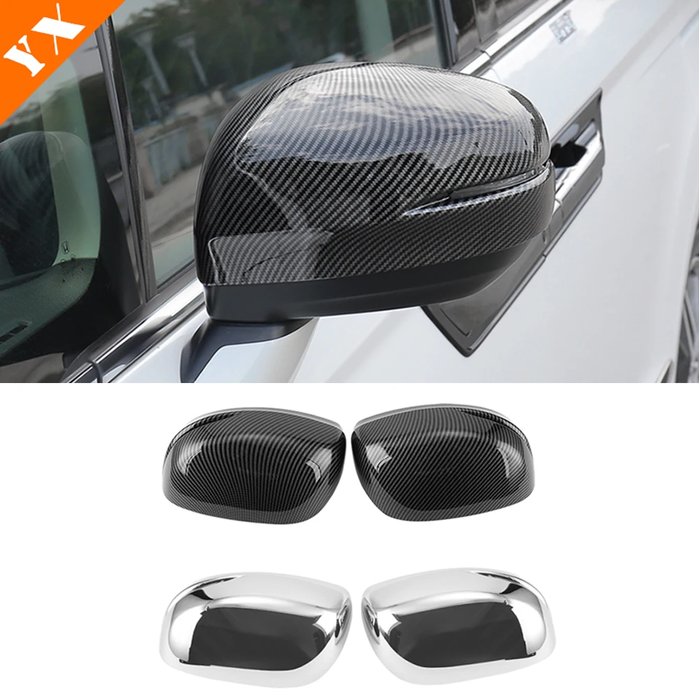 

Carbon Chrome look trim For Honda Odyssey 2015-2022 Accessories Car Side Mirror Rear View Mirror Sticker Cover Protector Garnish