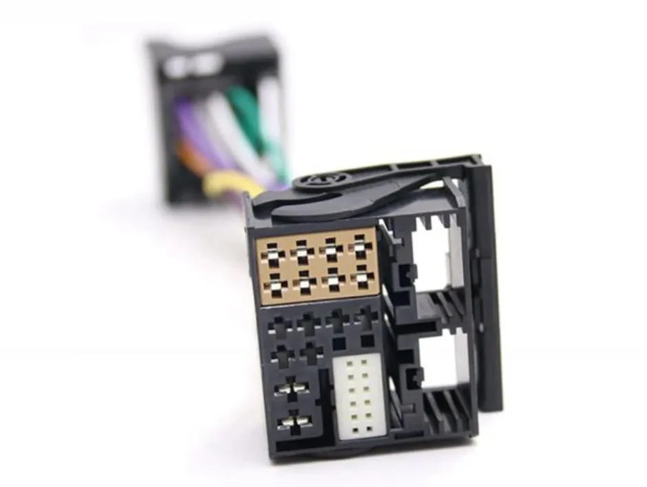 PQ TO MQB ISO Upgrade Radio Adapter FOR VW 2003 To 2015 MQB To PQ Install RCD330 RCD330G PLUS MIB DIS PRO RADIO MIB std2 PQ