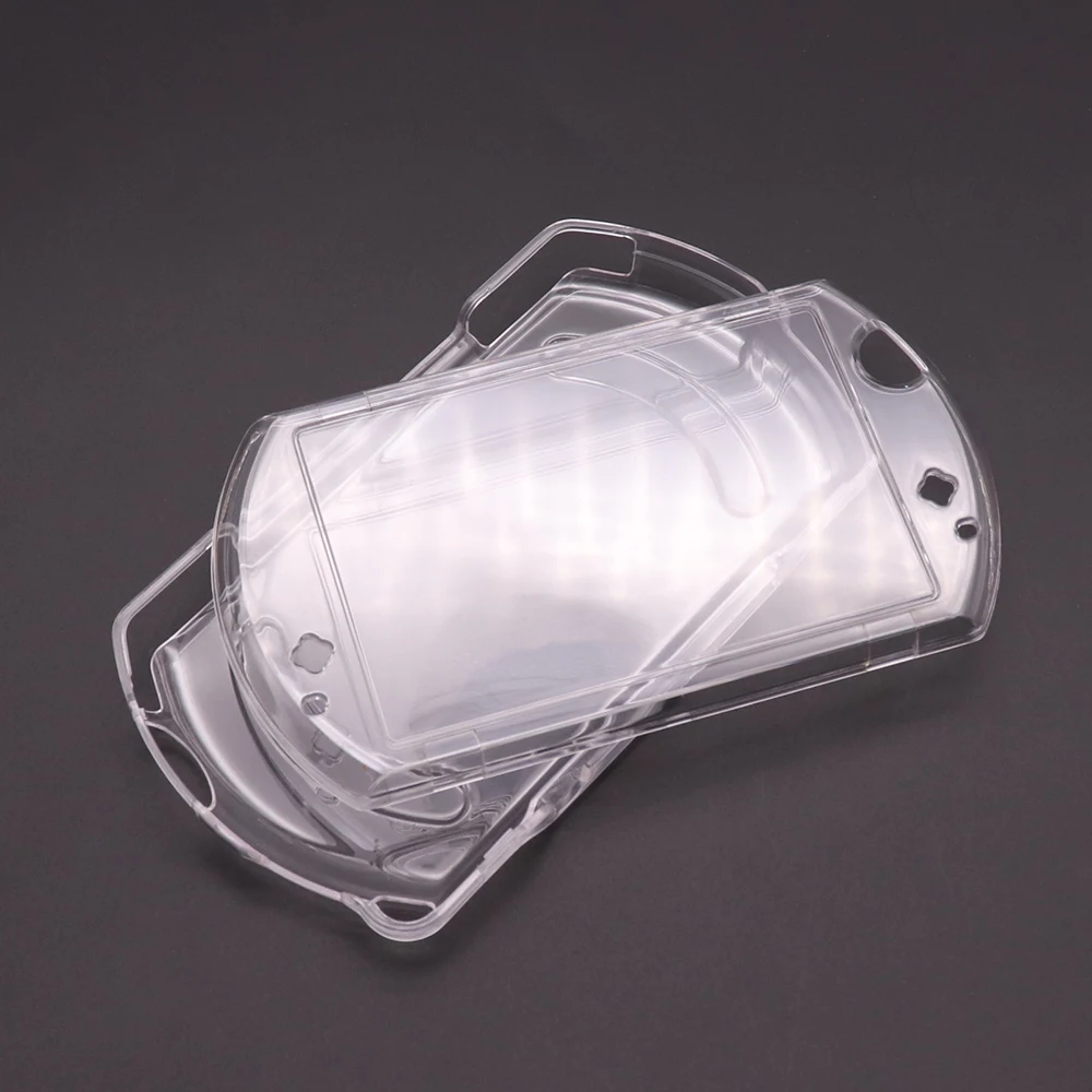 Crystal Case para Sony PSP GO Game Console, capa dura clara, protetor da pele, tampa transparente, peças de proteção, 10pcs