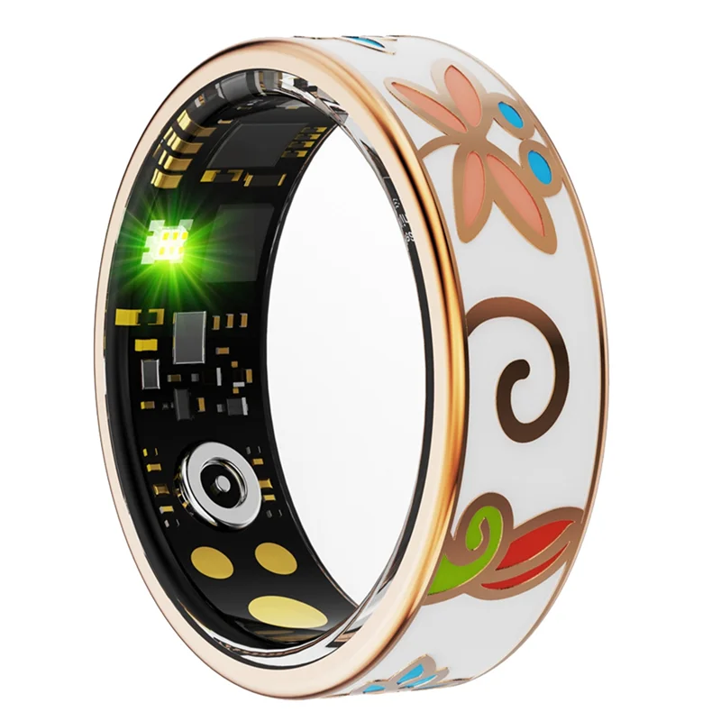 B30C-couleur émail artisanat anneau intelligent surveillance du sommeil mesure de l'oxygène dans le sang pression artérielle Mode Multiple