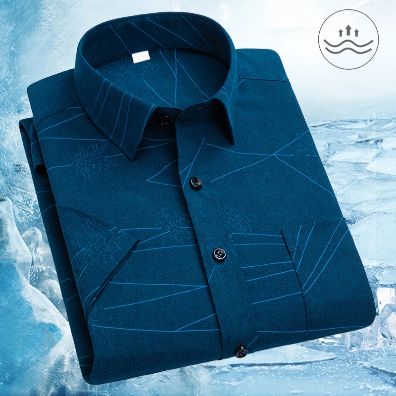 

Мужские летние рубашки с коротким рукавом, модные повседневные рубашки, классические рубашки в клетку и полоску, удобные деловые повседневные блузки