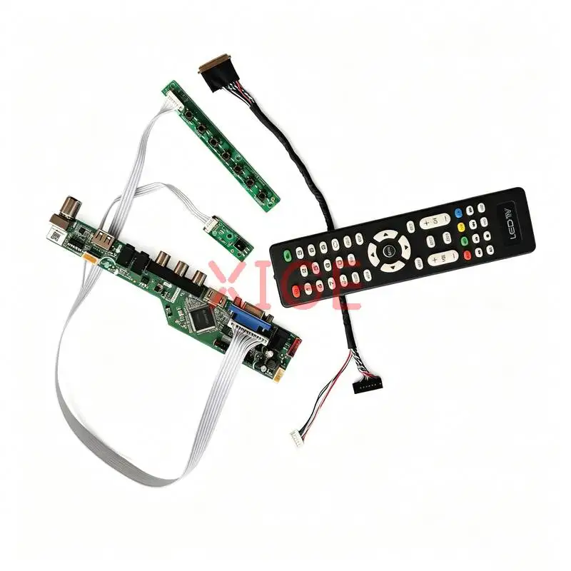 Drive Board Fit LTN140AT17 LTN140AT20 LTN140AT21 LTN140AT16 40-Pin LVDS 1366*768 1366x768 Laptop Display HDMI+VGA+AV+USB DIY Kit