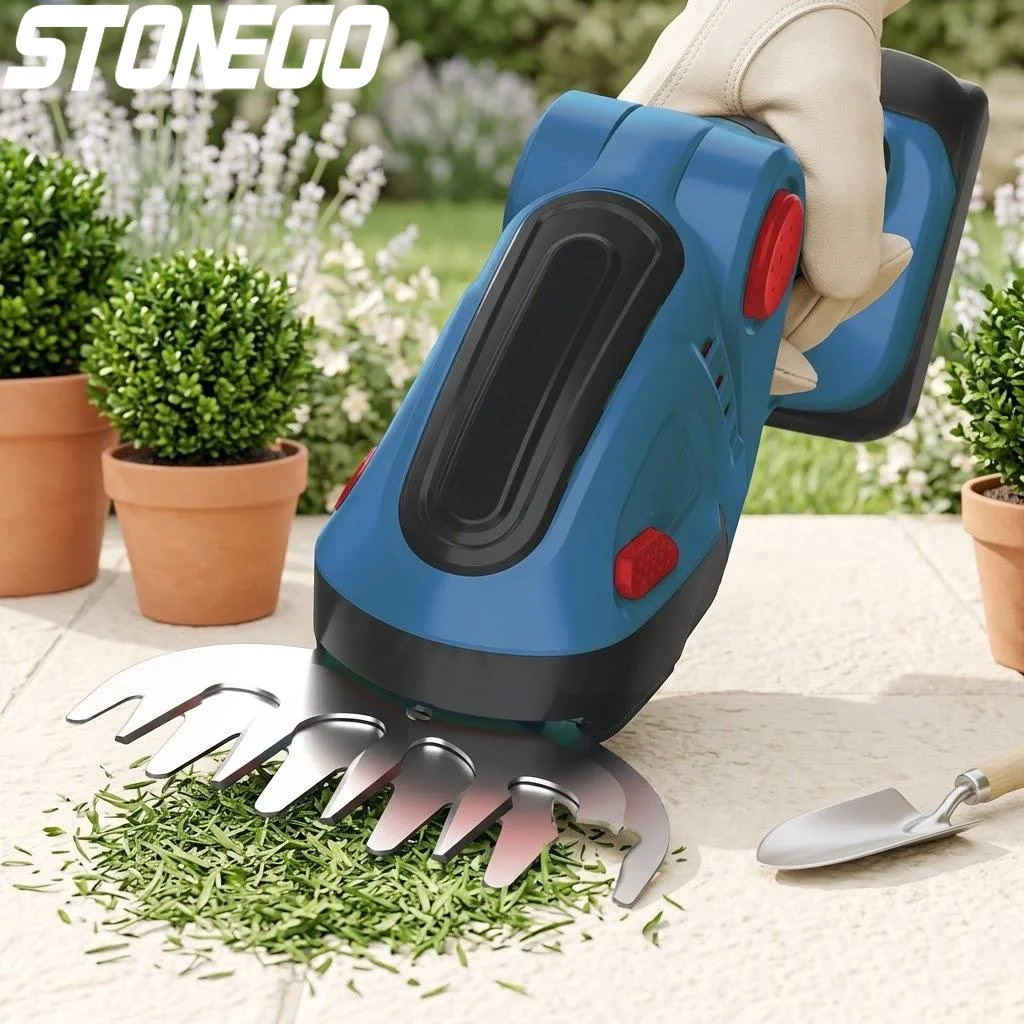 

Аккумуляторный триммер для газона 24В, 2-в-1: ручная газонокосилка и секатор для обрезки, садовый инструмент для стрижки травы и кустарников, прост в использовании