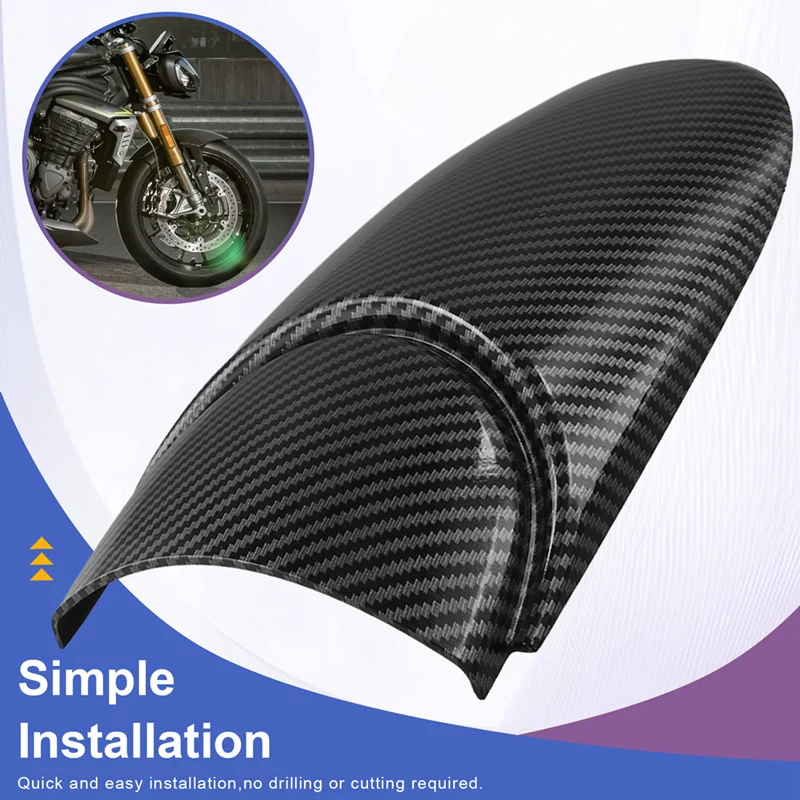 Motorcycle Front Fender Extender For Speed Triple 1200RS 1200 RS (2021-) 1200RR (2022-) Mudguard Splash Guard Extension