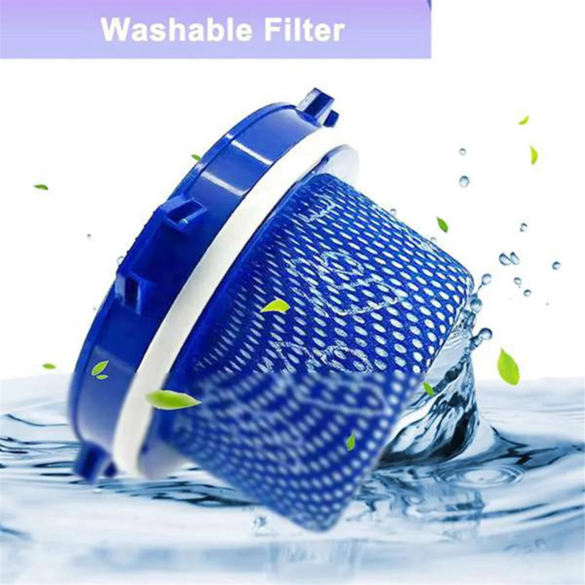 1Set Washable Filters for SAMSUNG Jet 75 Jet 90 Jet 70 Jet 75+ Jet 60 VS9000RL Vacuum Cleaner, Replace No. DJ97-02649A-A