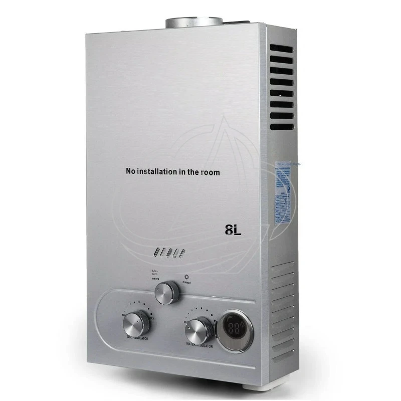 6L-20L Tankless Gas Water Heater Instant Hot LPG NG Dual Fuel for Home Outdoor Energy Saving