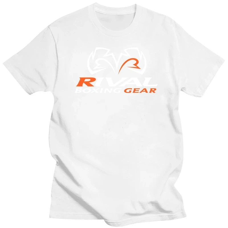 2026 Rival Boxing T-Shirt für Herren und Damen - Schwarz mit Design-Print und Ärmeln